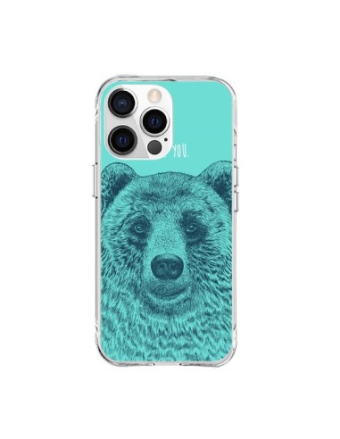 Coque iPhone 15 Pro Max Bear Ours I like You - Rachel Caldwell