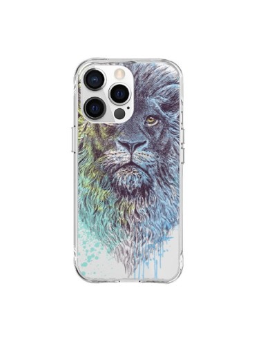 Coque iPhone 15 Pro Max Roi Lion King Transparente - Rachel Caldwell