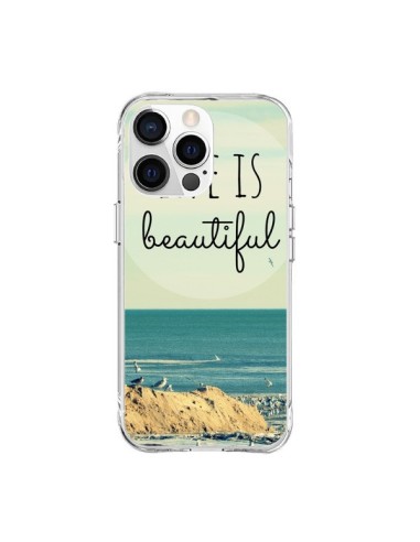 Cover iPhone 15 Pro Max Life is Beautiful - R Delean