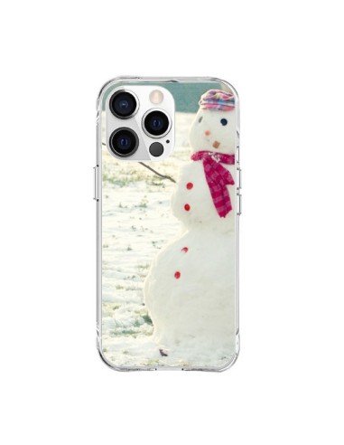 Coque iPhone 15 Pro Max Bonhomme de Neige - R Delean