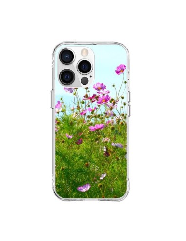 Coque iPhone 15 Pro Max Fleurs Roses Champ - R Delean