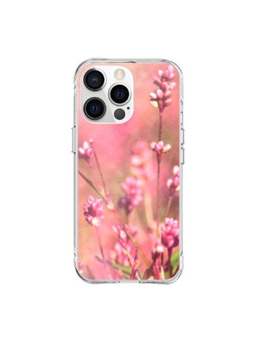 Coque iPhone 15 Pro Max Fleurs Bourgeons Roses - R Delean
