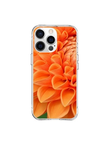 Coque iPhone 15 Pro Max Fleurs oranges flower - R Delean
