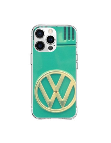 Cover iPhone 15 Pro Max Groovy Van Hippie VW Blu - R Delean