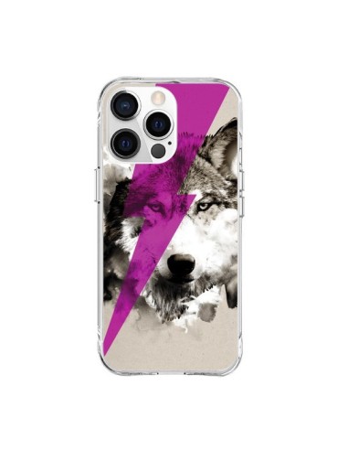 iPhone 15 Pro Max Case Wolf Rocks - Robert Farkas