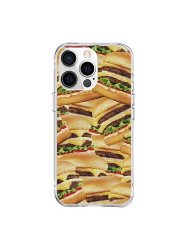 Coque iPhone 15 Pro Max Burger Hamburger Cheeseburger - Rex Lambo