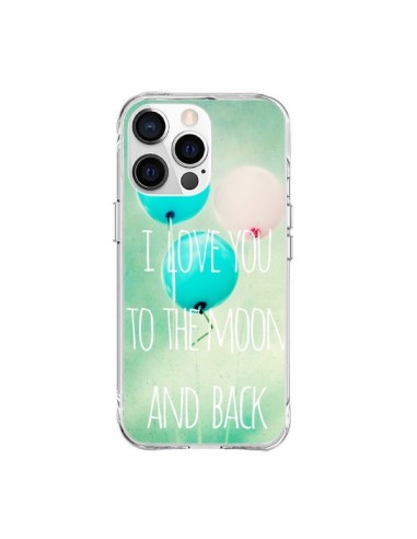 Coque iPhone 15 Pro Max I love you to the moon and back - Sylvia Cook