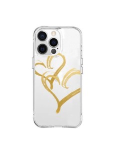 Cover iPhone 15 Pro Max Due Cuori Amore Trasparente -...