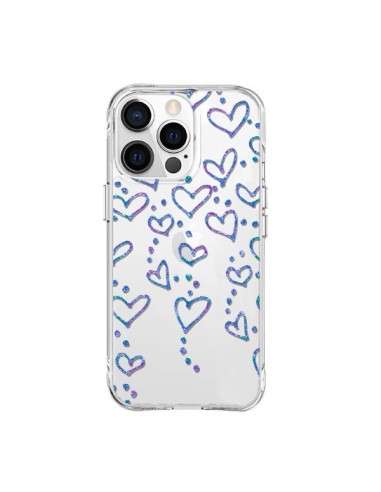 Cover iPhone 15 Pro Max Cuori Flottanti Trasparente - Sylvia Cook