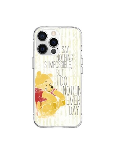 Coque iPhone 15 Pro Max Winnie I do nothing every day - Sara Eshak