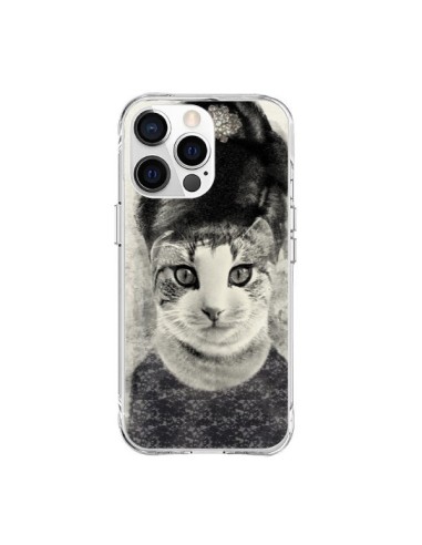 Coque iPhone 15 Pro Max Audrey Cat Chat - Tipsy Eyes