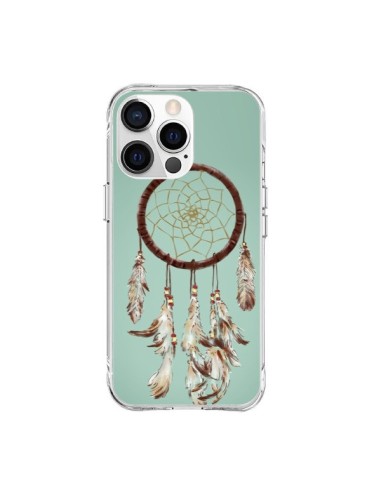 Coque iPhone 15 Pro Max Attrape-rêves vert - Tipsy Eyes