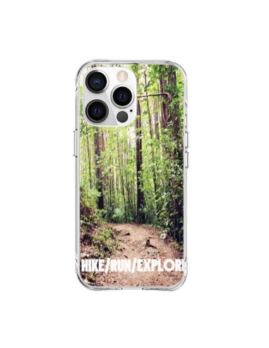 Coque iPhone 15 Pro Max Hike Run Explore Paysage Foret - Tara Yarte