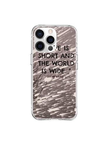 Coque iPhone 15 Pro Max Life is short Foret - Tara Yarte