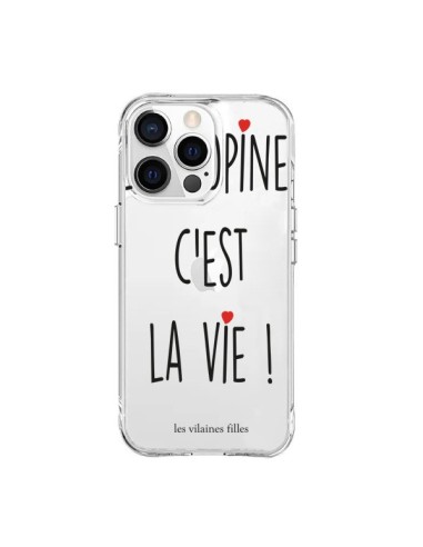 Coque iPhone 15 Pro Max Les copines, c'est la vie Transparente - Les Vilaines Filles