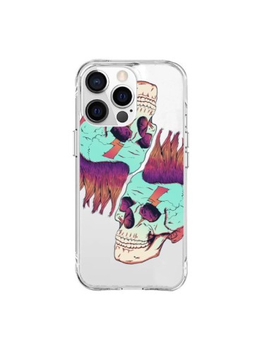 iPhone 15 Pro Max Case Skull Punk Double Clear - Victor Vercesi