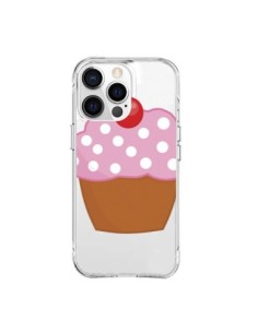 Cover iPhone 15 Pro Max Cupcake Ciliegia Trasparente -...
