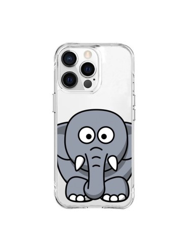Coque iPhone 15 Pro Max Elephant Animal Transparente - Yohan B.