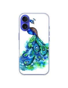Coque iPhone 16 Paon Multicolore - Annya Kai