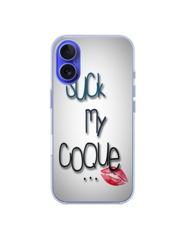 iPhone 16 Case Suck my Case Lips - Bertrand Carriere