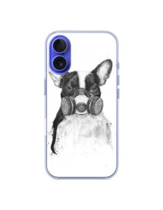 Coque iPhone 16 Tagueur Bulldog Dog Chien Big City Life -...