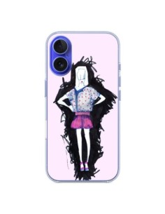 Cover iPhone 16 Valentine Donna Fashion Moda Rosa Chiaro...