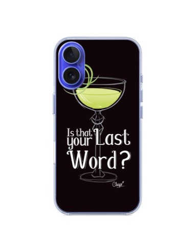 iPhone 16 Case Is that your Last Word Cocktail Barman - Chapo