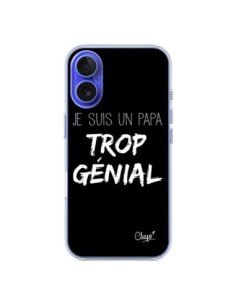 Cover iPhone 16 Sono un Papà Geniale Nero - Chapo
