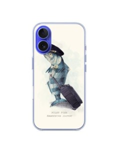 Coque iPhone 16 The Pilot Fish Poisson Pilote - Eric Fan