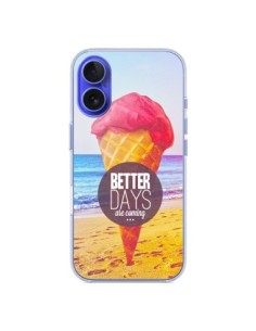 Coque iPhone 16 Glace Ice Cream _té - Eleaxart