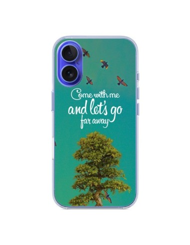 iPhone 16 Case Let's Go Far Away Trees - Eleaxart