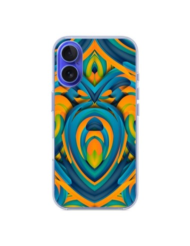 iPhone 16 Case Heart Aztec - Eleaxart
