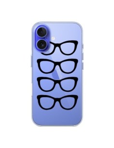 Coque iPhone 16 Sunglasses Lunettes Soleil Noir...