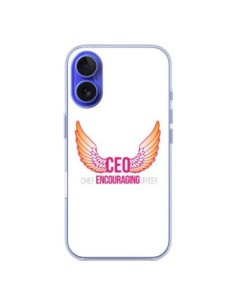 iPhone 16 Case CEO Chief Encouraging Officer Pink - Shop...