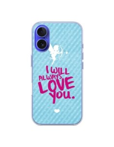 Coque iPhone 16 I will always love you Cupidon - Javier...