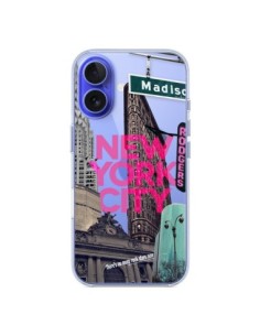 Coque iPhone 16 New Yorck City NYC Transparente - Javier...