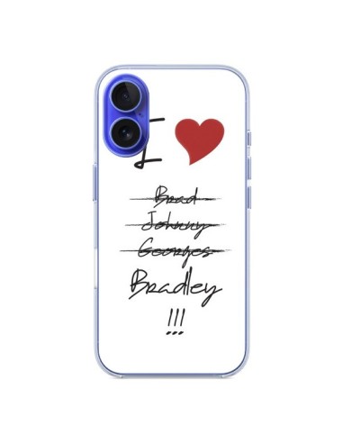 Cover iPhone 16 I Love Bradley Cuore Amore - Julien Martinez