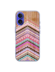 iPhone 16 Case Purple Forest Wood Aztec Tribal - Jenny...