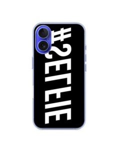 Cover iPhone 16 Hashtag Selfie Bianco Rovesciato...