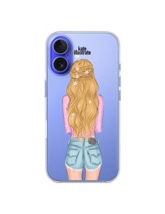 Coque iPhone 16 Blonde Don't Care Transparente -...