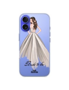 Cover iPhone 16 Bride To Be Sposa Trasparente -...