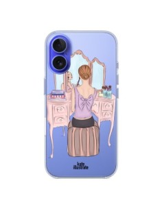 Cover iPhone 16 Vanity Parrucchiera Make Up Trasparente -...