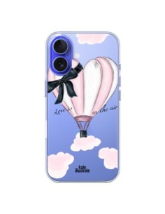 Cover iPhone 16 Love is in the Air Amore Mongolfiera...