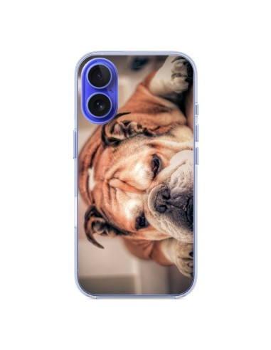 iPhone 16 Case Dog Bulldog - Laetitia