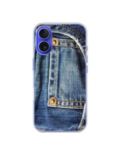 iPhone 16 Case Jean Blue Vintage - Laetitia