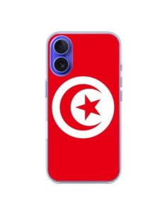 Cover iPhone 16 Bandiera Tunisia - Laetitia
