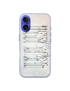 iPhone 16 Case Barcode Wild Spirit Code Barre Arrow - LouJah