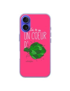Cover iPhone 16 Toi tu as un coeur d'artichaut Te hai un...