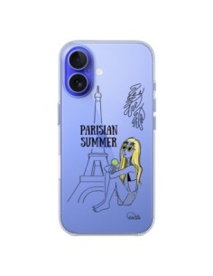 iPhone 16 Case Parisian Summer Summer Parigina Clear -...