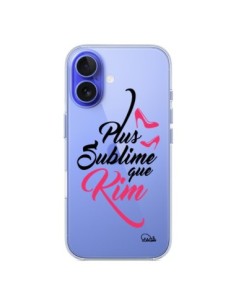 Cover iPhone 16 Plus sublime que Kim Trasparente - Lolo...